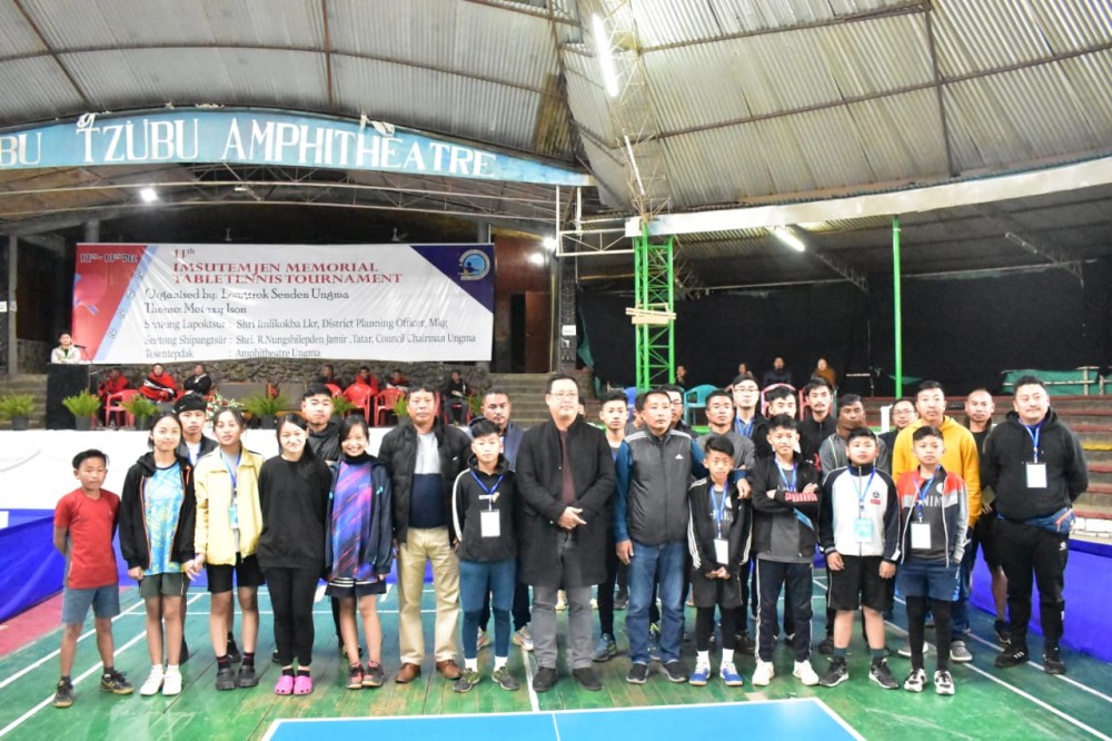 Participants of the 11th Imsutemjen Memorial TT Tournament which began on December 12.